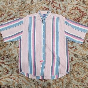 Vintage 1990s Twill Button Up XL